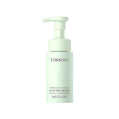 Tossoya™ Gentle Intimate Mousse - pH Balanced Daily Cleanser for Sensitive Skin - Refreshing & Hydrating Feminine Wash - Plant-Based Formula - 200ml (6.76 fl oz)