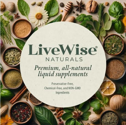 Live Wise Naturals Vitamin D3 K2 Drops for Adults - 930 Drops, Ultra Concentrated Formulation, Fast Absorption 1208 IU Vitamin D3, 25 MCG (MK-7) - Micro-Dosing Dropper for Calcium & Bone Support