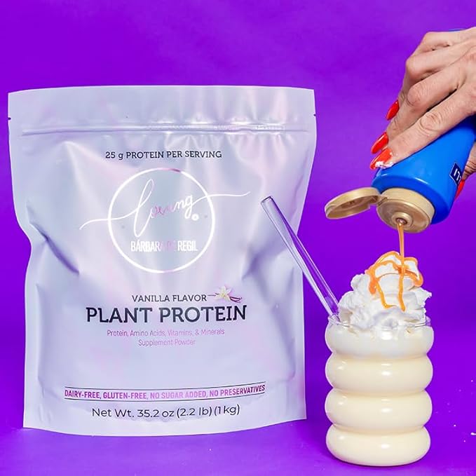 Loving it by Barbara de regil Plant Based Protein Vainilla Flavor 26 Servings 2.2 lb