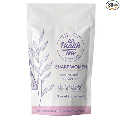 Hormonal Balance Herbal Tea for Women – Caffeine-Free | Supports Menstrual Comfort, Healthy Flow & PMS Relief | 35 Tea Bags Included | 100% Natural Herbal Blend