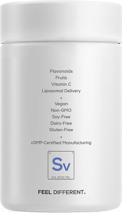 Codeage Skin Vitamins+ Supplement – Ceramosides, Dermaval, Hyaluronic Acid, Coffeeberry, Vitamin C – Skin Elasticity, Wrinkle & Moisture Support – Liposomal Delivery – Non-GMO, 30 Capsules