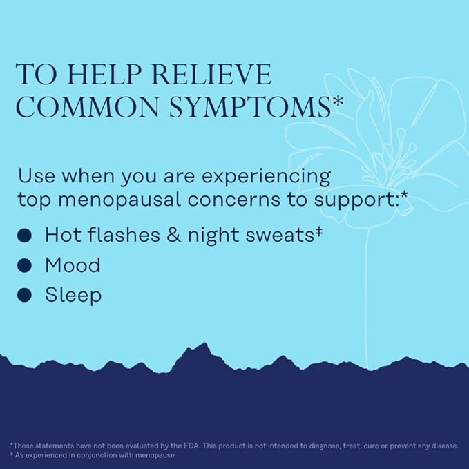 SOLARAY Menopause her Life Stages - Menopause Supplements for Women - Supports Mood, Sleep, Hot Flashes, Night Sweats - Vegan, Gluten Free - 60-Day Guarantee - 30 Servings, 60 VegCaps