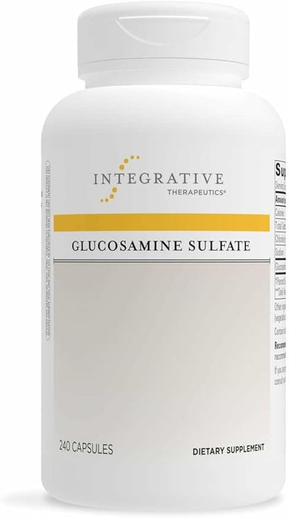 Integrative Therapeutics Glucosamine Sulfate - Cartilage Support Supplement* - Building Block of Cartilage - Gluten-Free & Dairy-Free - 240 Capsules (80 Servings)