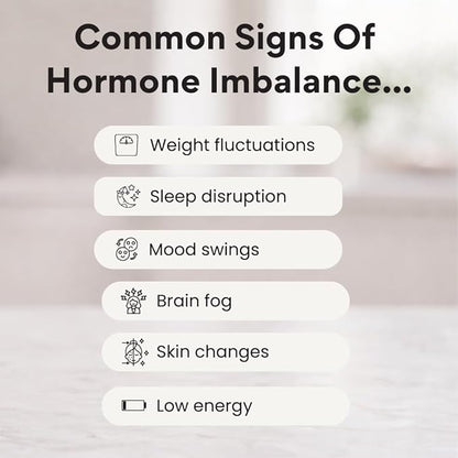 Simply Balanced – Hormone Balance for Women – Restore Hormone Harmony – PMDD Supplements for Women – Perimenopause – Menopause – Cortisol Reducer – PMS – PCOS Supplements – 120 ct