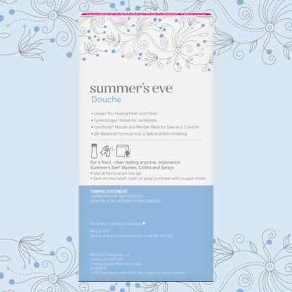 Summer's Eve Extra Cleansing Vinegar & Water Douche 2 Ct (Pack of 12)