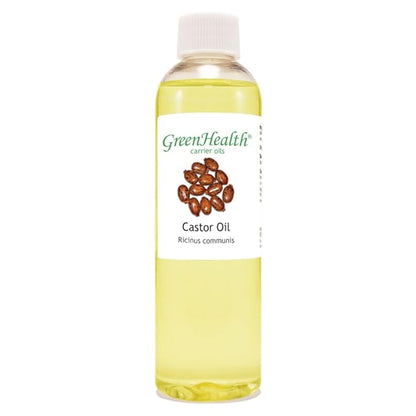 Castor Oil – 4 fl oz (118 ml) Plastic Bottle w/Cap – 100% Pure Carrier Oil - GreenHealth