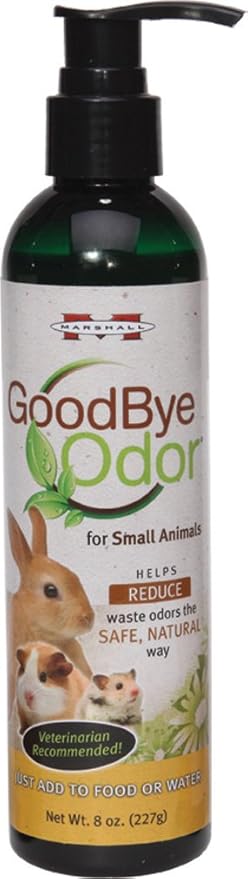 Marshall Goodbye Odor for Ferrets – 8 fl oz – Internal Odor Control Supplement – Easy-to-Use Daily Liquid for Cleaner, Fresher Ferret Environments