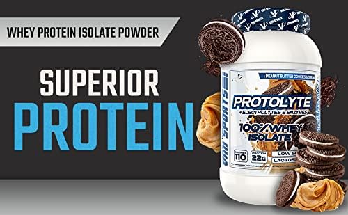 VMI Sports | ProtoLyte Whey Isolate Protein Powder | Low Calorie Whey for Weight Loss and Muscle Gain | Digestive Enzymes | Non-GMO (1.6 lb, Peanut Butter Cookies and Cream)
