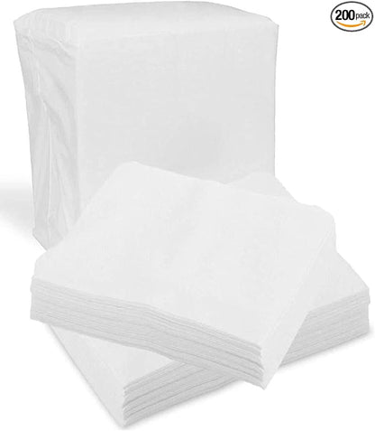 Disposable Dry Wipes, 200 Pack – Ultra Soft Non-Moistened Cleansing Cloths for Adults, Incontinence, Baby Care, Makeup Removal – 9.5" x 13.5" - Hospital Grade, Durable – by ProHeal