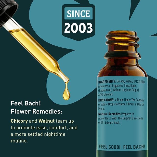 Feel Bach! Sweet Dreams #4 Remedy - Natural Homeopathic Flower Essences for Nighttime - Overcome Early Morning Wakeups - Vegan, Gluten & Sugar-Free, Non-Habit Forming, 20ml (0.7 fl oz)
