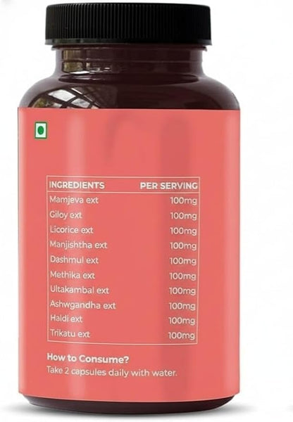 Plant Based PCOS/PCOD Supplement 60 Veg Capsules (500Mg) Pack 1 | Ayurvedic Medicine for Delayed Periods | Supplements for Women Promoting Better Cycle & Hormonal Balance