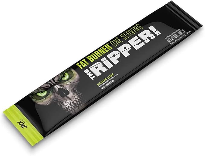 JNX SPORTS The Ripper! Fat Burner for Men & Women – Shredding Thermogenic Fat Burner, Pre-Workout & Appetite Suppressant – Sample Variety Pack 5 x 5g Sticks
