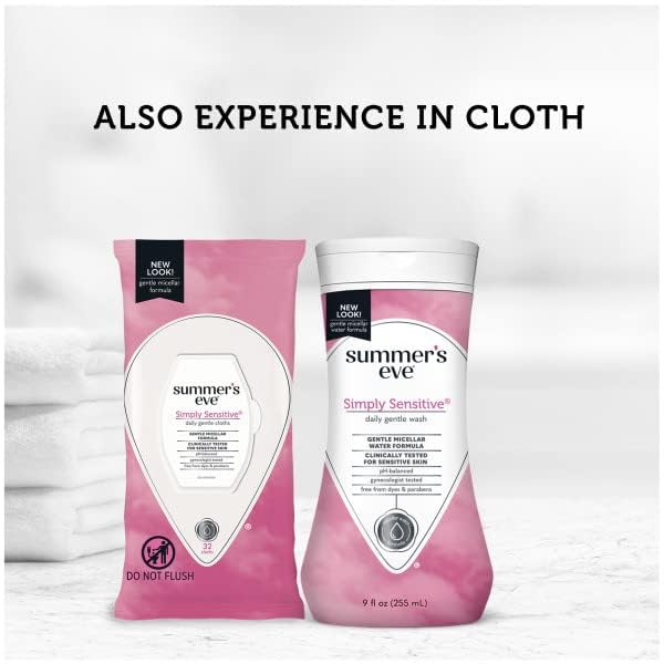Summer's Eve Cleansing Wash Sensitive Skin, Simply Sensitive 9 Fl Oz (Pack of 10)