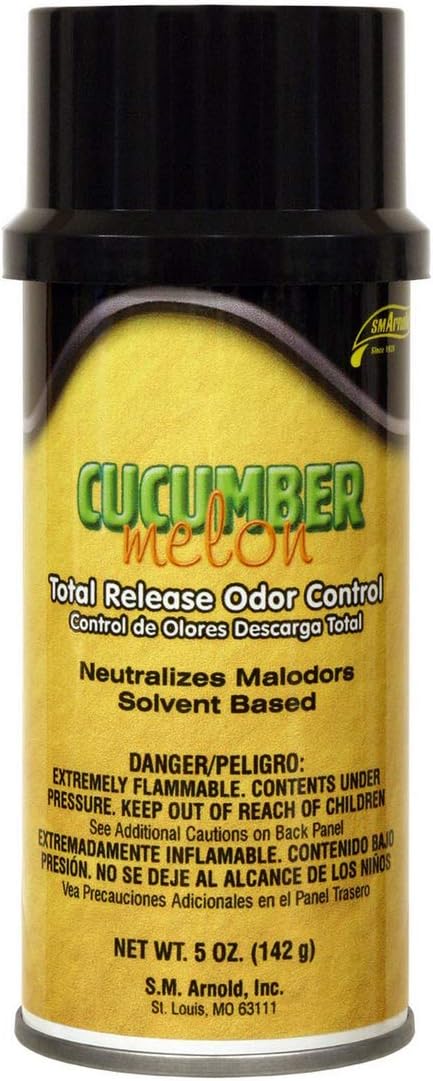 S.M. Arnold Total Release Fogger – Advanced Odor Counteractant for Malodors (Urine, Smoke, Cooking & More), Neutralizes & Destroys Odors in Large Spaces up to 6,000 Cu. Ft., Cucumber Melon