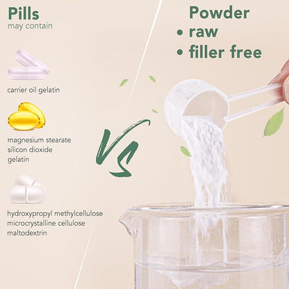 VEV Multi Collagen Peptides Powder with Types I, II, III, V, X, 32 oz (82 Servings) - Skin, Joint & Hair Support - Hydrolyzed Collagen Powder for Women, Biotin, Vitamin C, Unflavored, Dissolves Easily