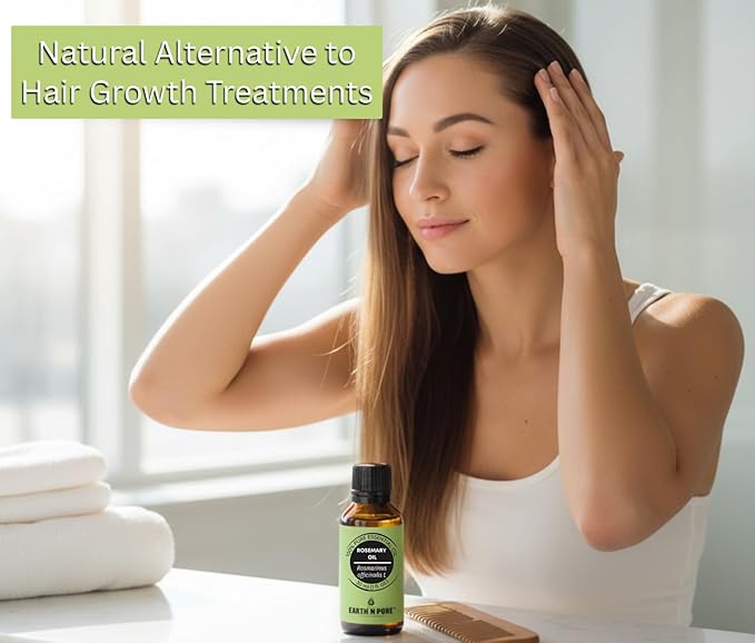 Earth N Pure Rosemary Essential Oil for Hair Growth Pure and Natural 50 ml