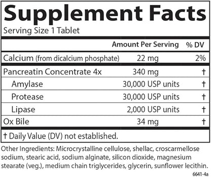 Carlson - Natural Digestive Enzymes, Digestive Aid #34 with Protease, Amylase & Lipase, Digestive Support, Nutrient Absorption & Optimal Wellness, 100 Tablets