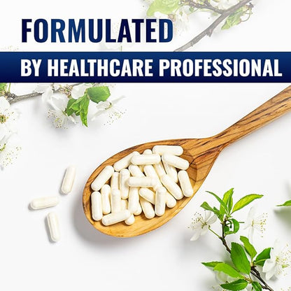 Vitamatic Hyaluronic Acid Supplements 200mg - Supports Healthy Connective Tissue and Joints - Promote Youthful Healthy Skin - 120 Capsules