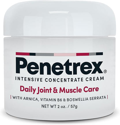 Penetrex Daily Joint & Muscle Care Cream – Soothing Botanical Formula with Arnica, Vitamin B6 & MSM – Lightweight Fast-Absorbing Cream for Everyday Movement - Non-Greasy - Light Scent- 2 oz