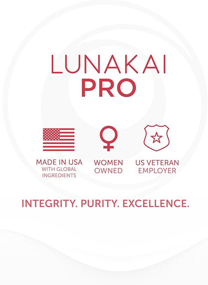 Lunakai PRO USA Made GLP-1 Supplement - Natural GLP 1 Support with Probiotics & Resveratrol – Supports Weight Management, Cravings & Metabolism, 60ct
