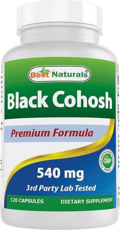 Best Naturals Black Cohosh 540 mg 120 Capsules