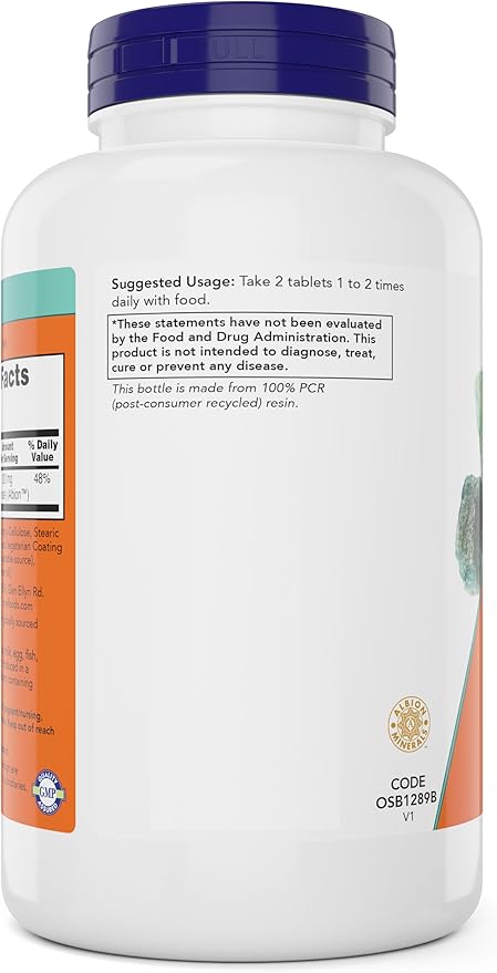 Now Foods Magnesium Glycinate, 240 Tablets - Supports Healthy Muscle and Nerve Functions - Non-GMO