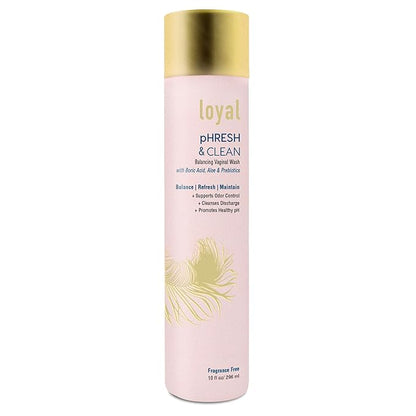Loyal Body pHresh and Clean Intimate Balance Feminine Wash with Boric Acid | Odor-Control | 10fl oz