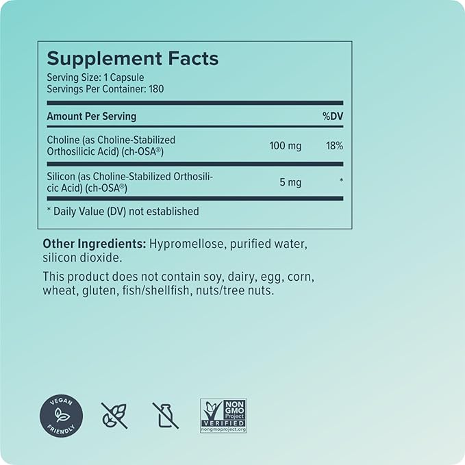 Biosil Collagen Booster Supplement - 180 Liquid Capsules, Pack of 2 - Patented ch-OSA Activator for Skin, Hair, Nails & Joints - Supports Natural Production - 180-Day Supply