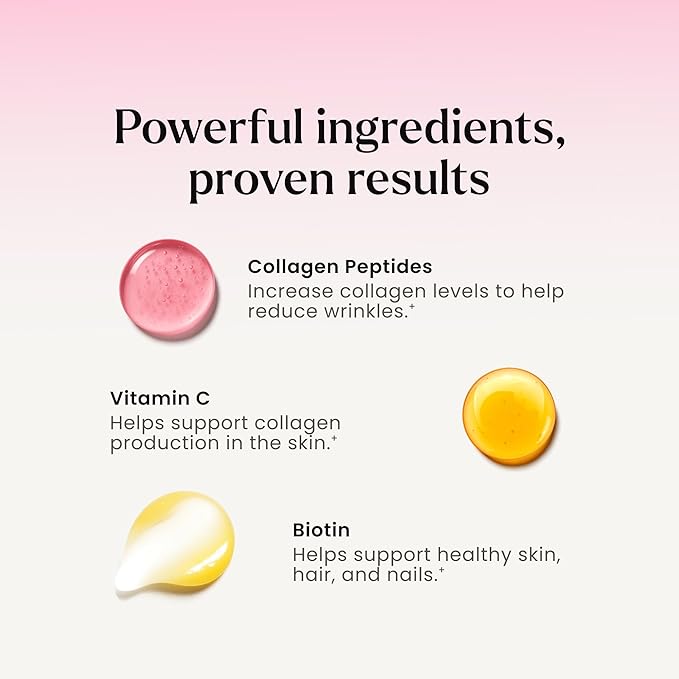 MAËLYS Super Charged Liquid Collagen for Women - Collagen Peptides Supplement with Biotin for Hair, Skin and Nails - Orange Peach (Pack of 2)
