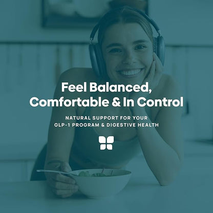 GLP-1 Constipation Support | Digestive, Gut Discomfort GLP Symptom Relief | Akkermansia, Probiotic, Prebiotic Microbiome Support for Digestive Balance, Regularity & Bloating Relief - Berry Citrus 30ct