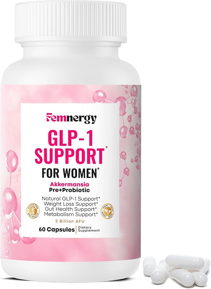 GLP-1 Support Weight Loss Probiotic Supplement for Women - Natural Appetite Suppressant Metabolism & Gut Health - GLP1 Support to Activate Daily Hunger Control & Fat Burn Support