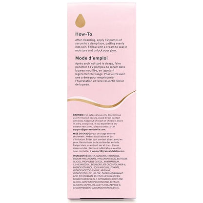 grace & stella Award Winning Hyaluronic Acid Face Serum (50ml/1.7 fl oz) Removes Fine Lines & Wrinkles, Hydrating Hyaluronic Acid Serum for Face, Acido Hialuronico for Women - Vegan Skincare (2-Pack)