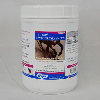 SU-PER MSM Ultra Pure Horse Joint Supplement - Helps Maintain Joint Mobility and Flexibility - 2 Pound