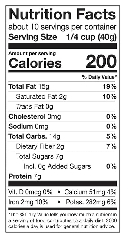 Power Up Premium Trail Mix - Protein Packed 14oz,No Added Sugar,Made Without Peanuts,Gluten Free,Vegan,Non-GMO,(Pack of 2)