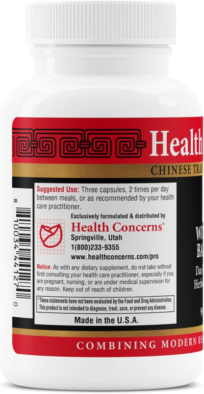Health Concerns Woman's Balance – Herbal PMS Support Supplement for Women – Menstrual Cycle & Menopause Relief – Chinese Herbal Formula – Mood Support & Hormonal Balance – 90 Capsules