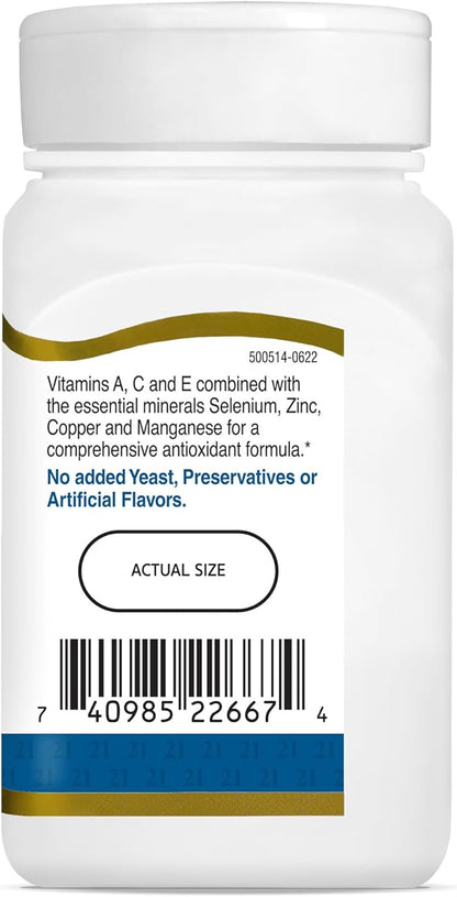 21st Century Ace Antioxidant Tablets, 75Count