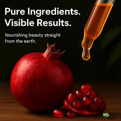 Mayan's Secret Pure Carrier and Essential oils for Skin Care, Hair, Body Moisturizer for Face-Anti Aging Skin Care (Pomegranate Seed Oil (Not Organic), 4oz)