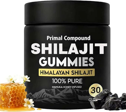 Primal Compound Shilajit Gummies for Men - Energy Support, 30 Gummies