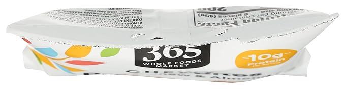 365 by Whole Foods Market, Chewy Protein Bites, Vanilla Cashew & Almond Flavor, Vegetarian,1.58 Ounce