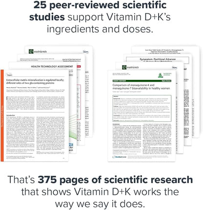LEGION Vitamin D+K Natural & Effective Formulation - Vitamin D3, K2 & K for Immunity Boost - K1, K2 & D3 Vitamin Supplement to Boost Bone Density and Health - Vitamin K2 & K1 for Heart Support