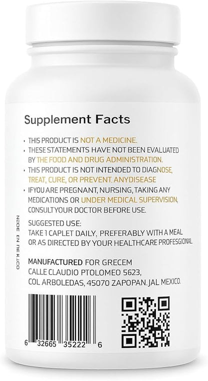 Hyaluronic Acid Collagen Joint Support Supplement with Turmeric, Glucosamine, Chondroitin & MSM – Flexibility & Cartilage Support – 850mg – 30 Caplets
