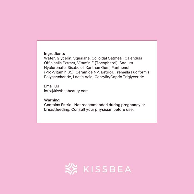 Vaginal Estrogen Cream for Women Menopause: Bioidentical Estrogen Cream with Estriol for Menopause & Postmenopause Relief - External Vaginal Moisturizer 1.06 oz (2 Month Supply)