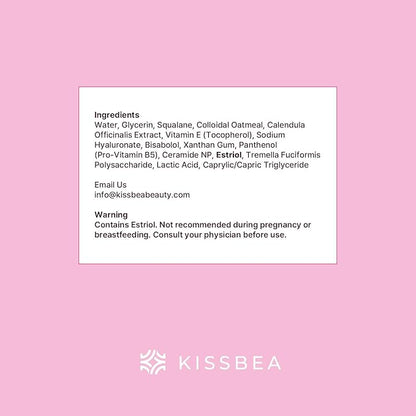 Vaginal Estrogen Cream for Women Menopause: Bioidentical Estrogen Cream with Estriol for Menopause & Postmenopause Relief - External Vaginal Moisturizer 1.06 oz (2 Month Supply)
