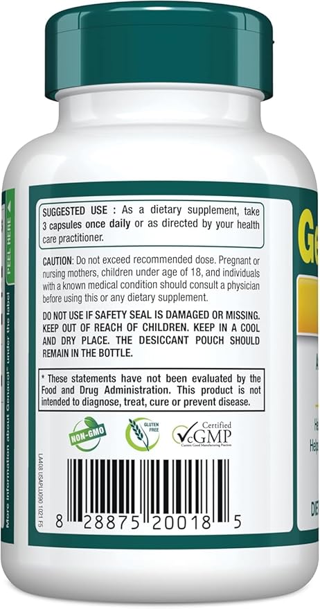Genacol Plus – Glucosamine and Collagen Joint Supplement, Lubricates, Protects and Maintains Heathy Joints, Relieves Joint Discomfort Plus, 180 Capsules (60-Day Supply)
