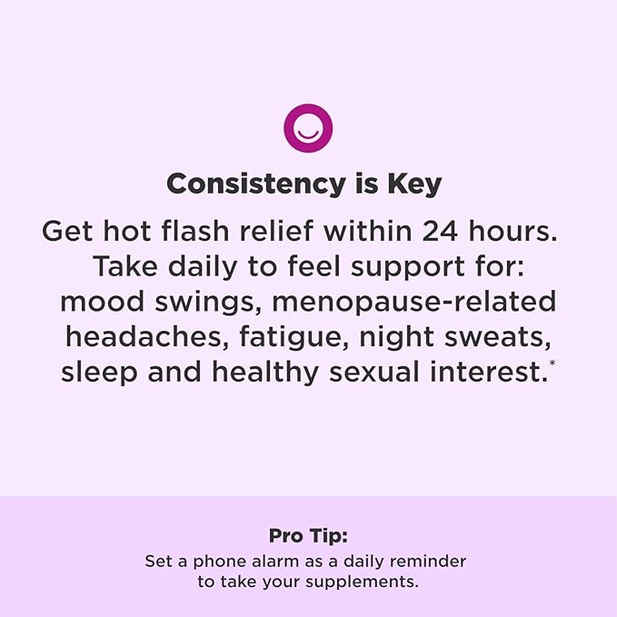 OLLY Mellow Menopause Supplements for Women, Supports Hot Flashes, Vaginal Dryness & Occasional Mood Swings,* Estro-G100®, GABA, Vegan Capsules, 1 Month Supply - 30 Count