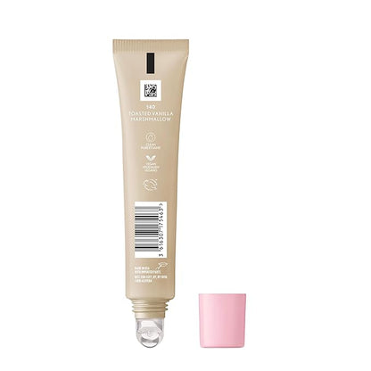 COVERGIRL Clean Fresh Squishy Glaze™ Lip Butter Balm, Flavored, Non-Sticky, with Vitamin E & Shea Butter – 140 Toasted Vanilla (Sheer Beige)