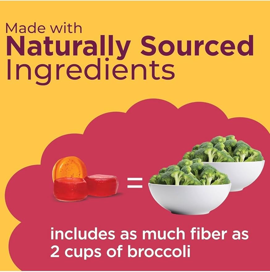 Country Farms Fiber Care Prebiotic Gummies, 6g of Fiber Per Serving, FOS from Beets, Digestive Health, Supports Regularity, Mixed Fruit Flavor, (240 Gummies)