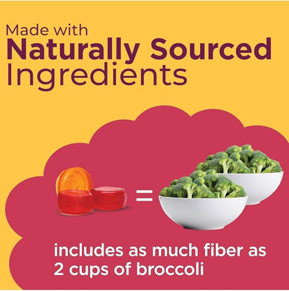 Country Farms Fiber Care Prebiotic Gummies, 6g of Fiber Per Serving, FOS from Beets, Digestive Health, Supports Regularity, Mixed Fruit Flavor, (240 Gummies)
