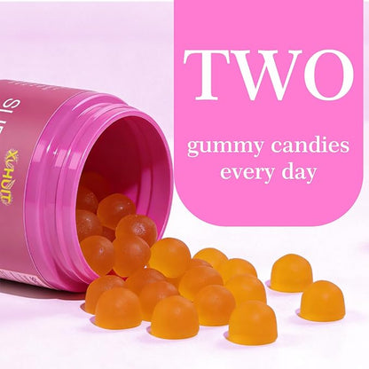 Feminine Probiotic + Moisture Gummies | Bacillus coagulans & Slippery Elm |Supports Intimate Comfort, Pineapple Flavor | 60 Count (1)