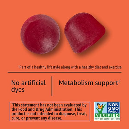 Amazon Basics Weight Management Support Gummy with 400 Mcg Chromium Picolinate, 60 Count